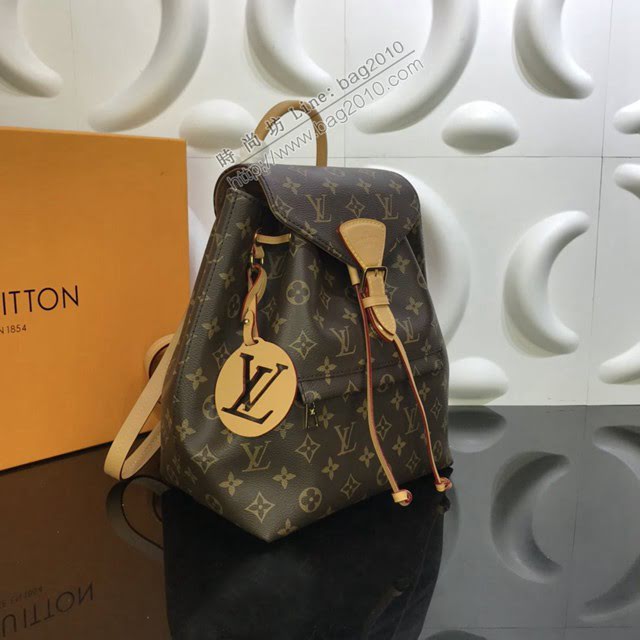 路易威登LV雙肩包 Montsouris雙肩包 lv新款老花後背包  ydh3808